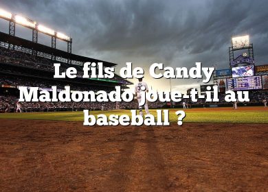 Le fils de Candy Maldonado joue-t-il au baseball ?